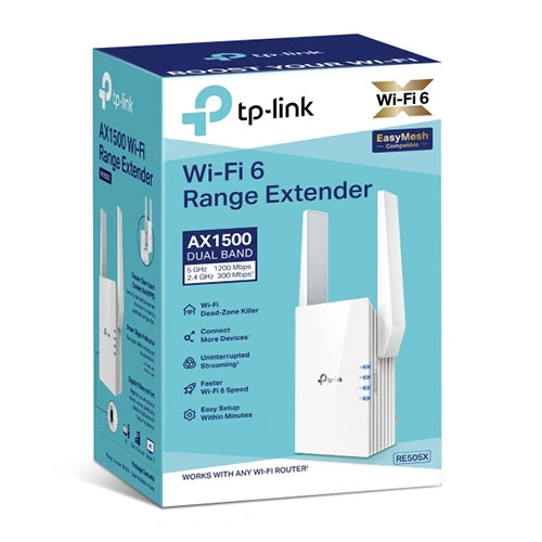 TP-Link RE505X AX1500 Wi-Fi Range Extender